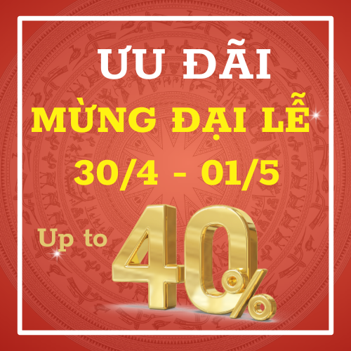 Ưu đãi nhân dịp Đại lễ 30/4 và 01/5