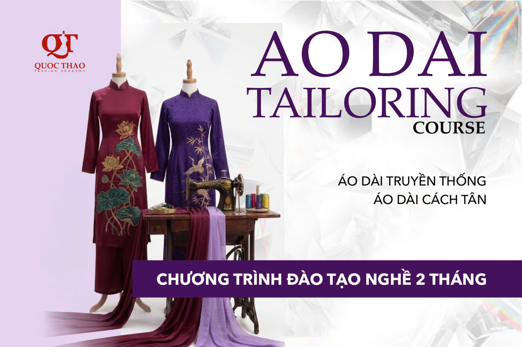 Nghệ thuật Cắt may Áo dài truyền thống & Cách tân