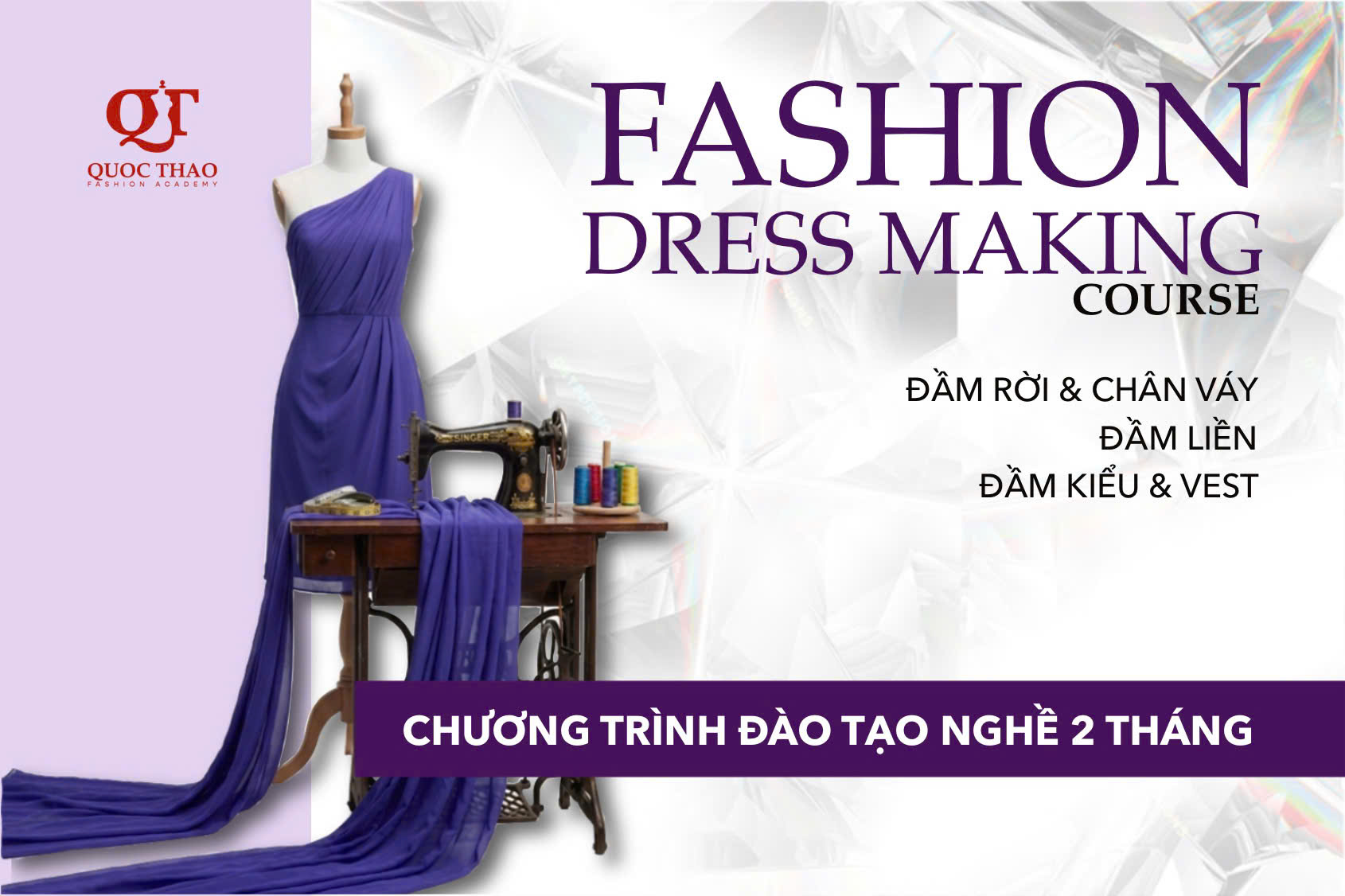 Kỹ thuật Cắt may Đầm - Váy thời trang