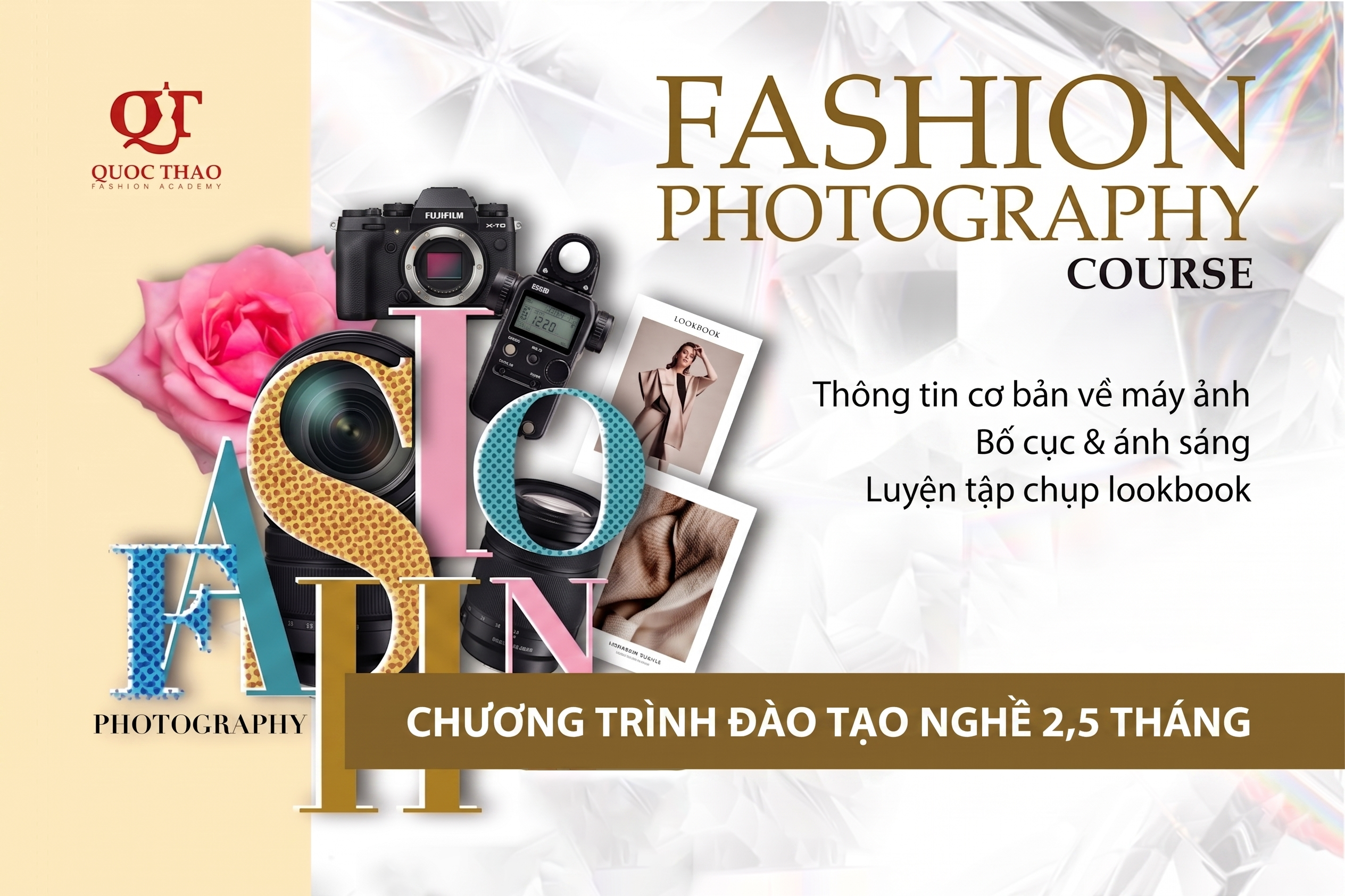 Khóa học nhiếp ảnh thời trang – Chụp lookbook