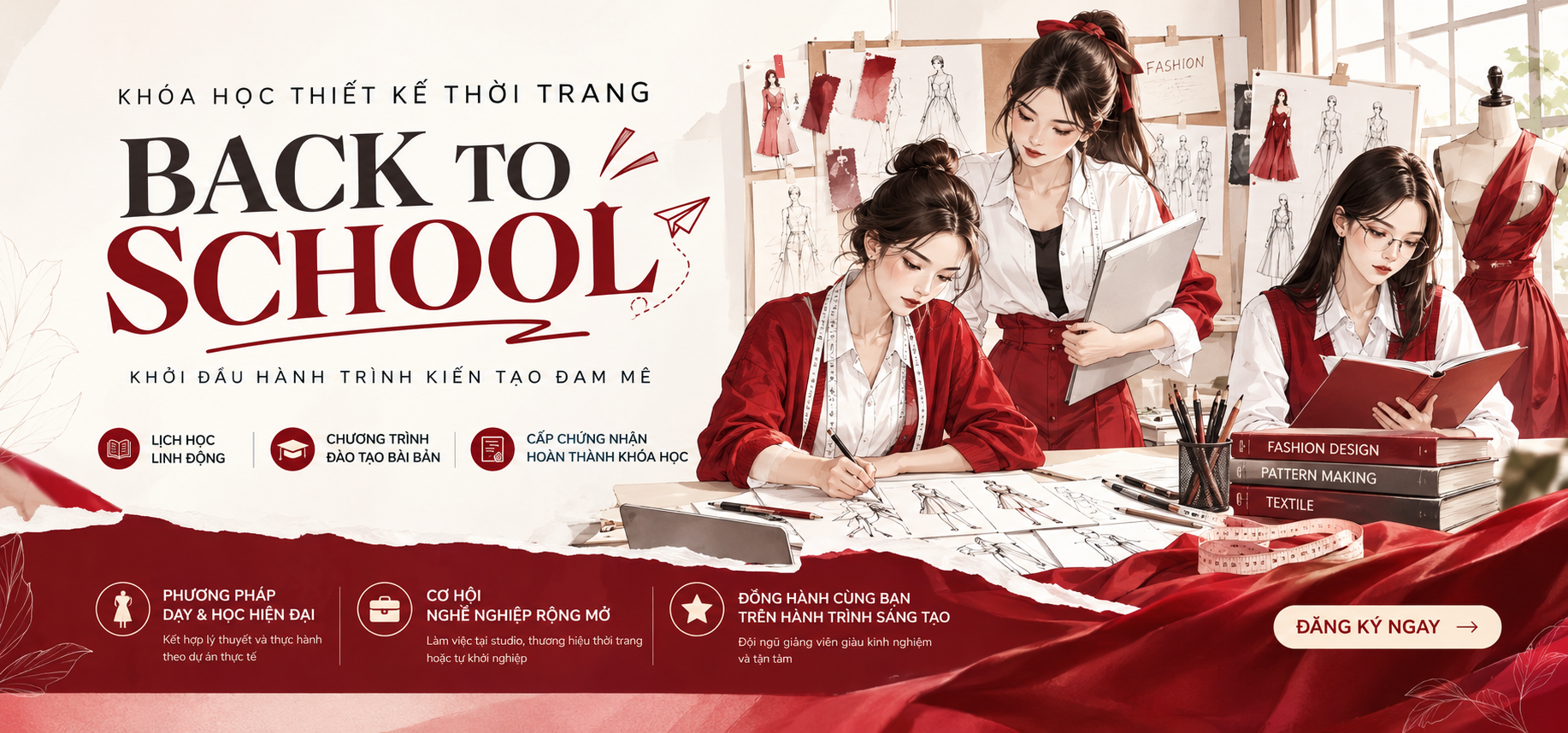 Học viện thời trang Quốc Thảo Banner 2